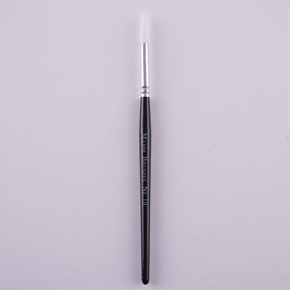 Pinceaux en poils synthétiques manche noir (lot/50) - assortiment de tailles