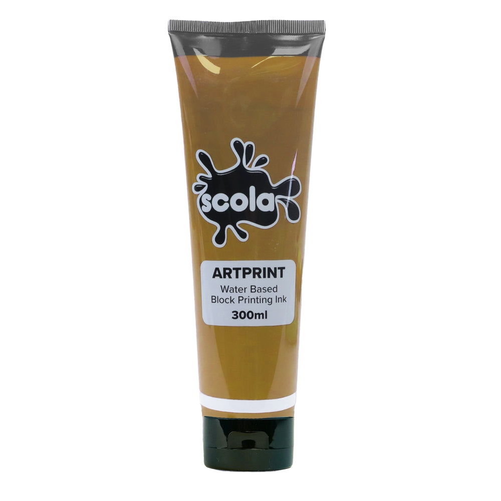 Encres pour impression au bloc 300 ml - terre de Sienne brûlée