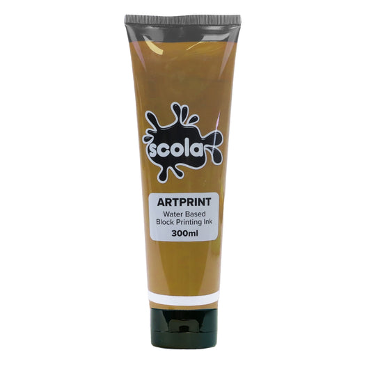 Encres pour impression au bloc 300 ml - terre de Sienne brûlée