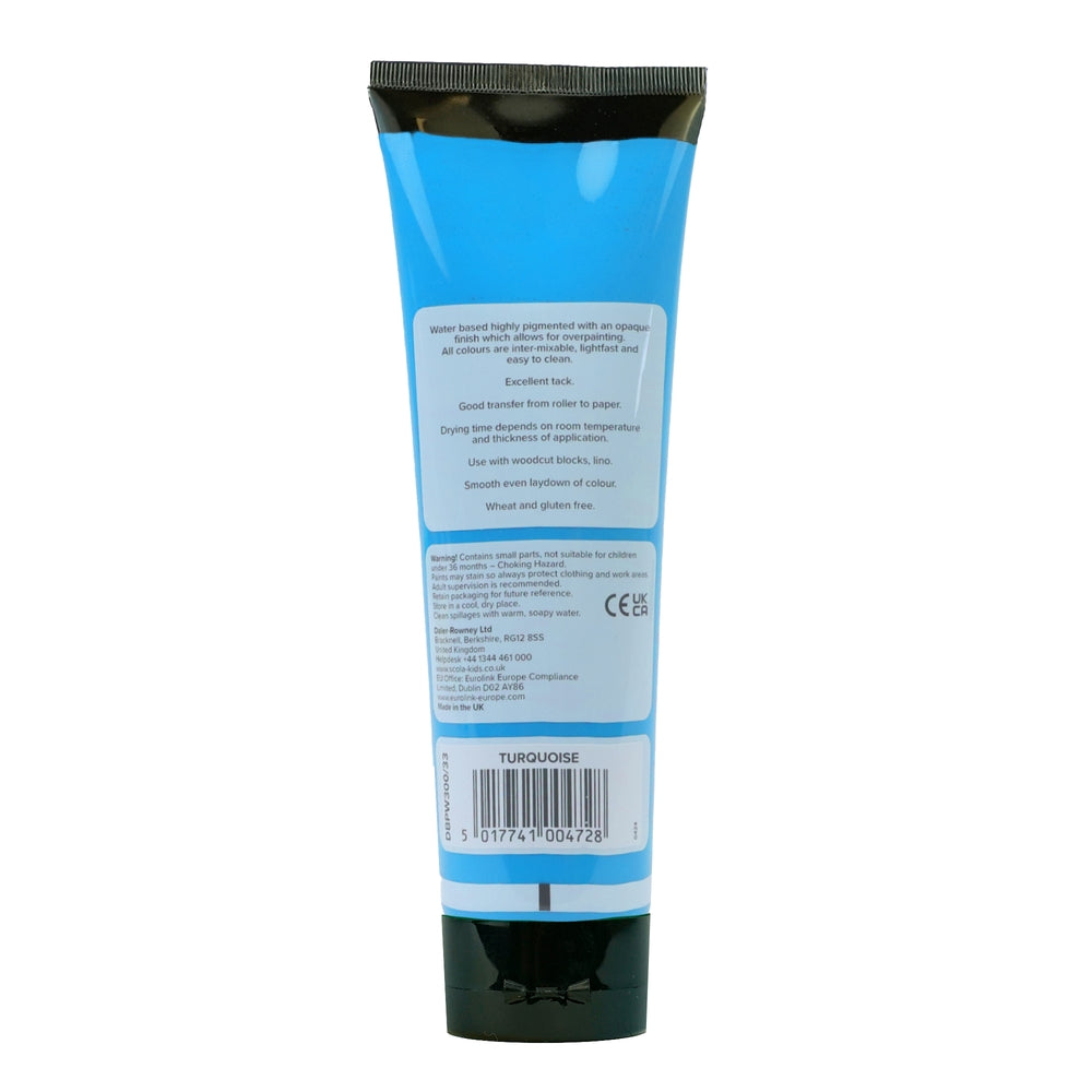 Encres pour impression au bloc 300 ml - turquoise