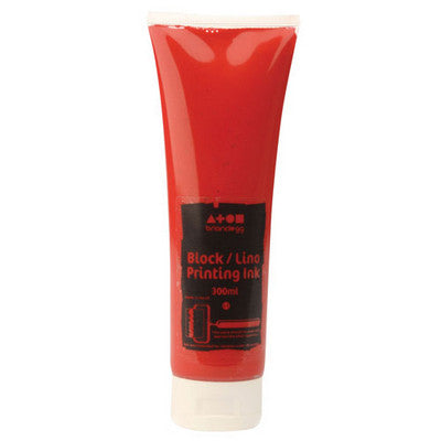 Encres pour impression au bloc 300 ml - rouge vif