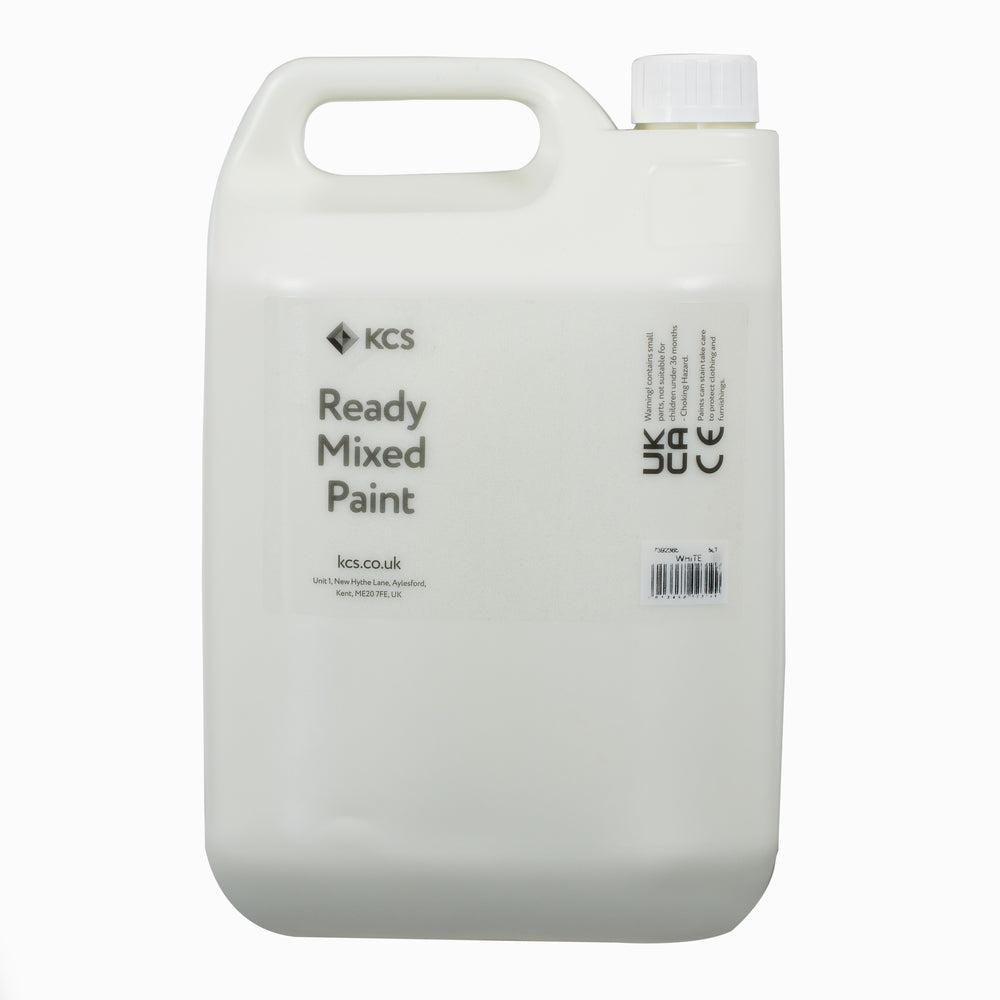 Gouache prête à l'emploi KCS 5 litres - Blanc