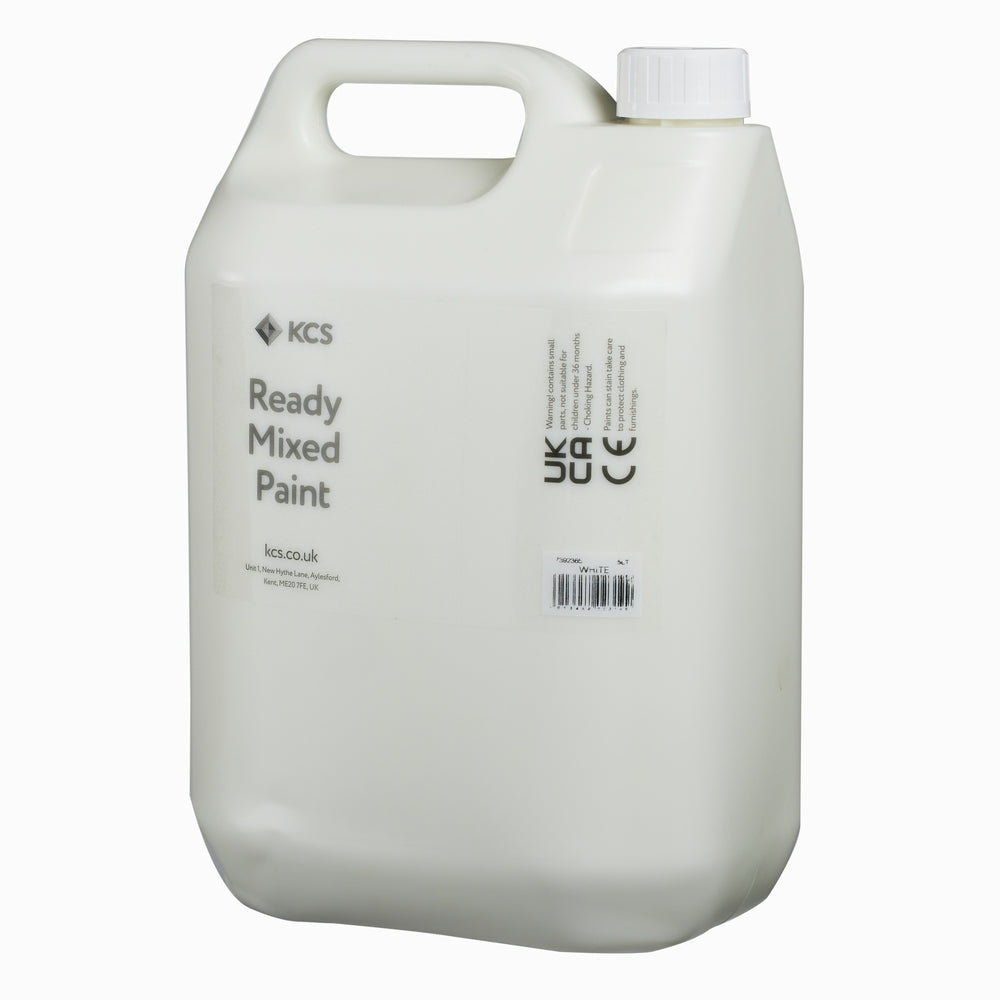 Gouache prête à l'emploi KCS 5 litres - Blanc