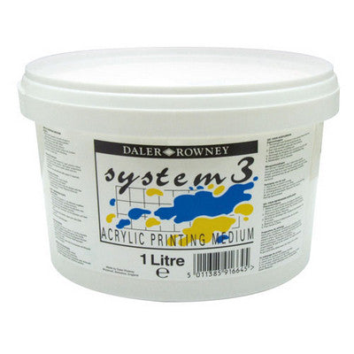 Médium pour sérigraphie Daler Rowney 1 litre - blanc