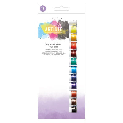 Coffret de gouaches Daler Rowney 12 ml (lot/12)