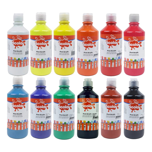 Peinture acrylique 500 ml - Vert foncé chaud