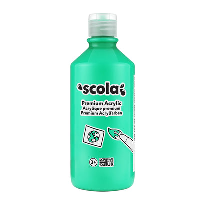Peinture acrylique 500 ml - Vert foncé chaud