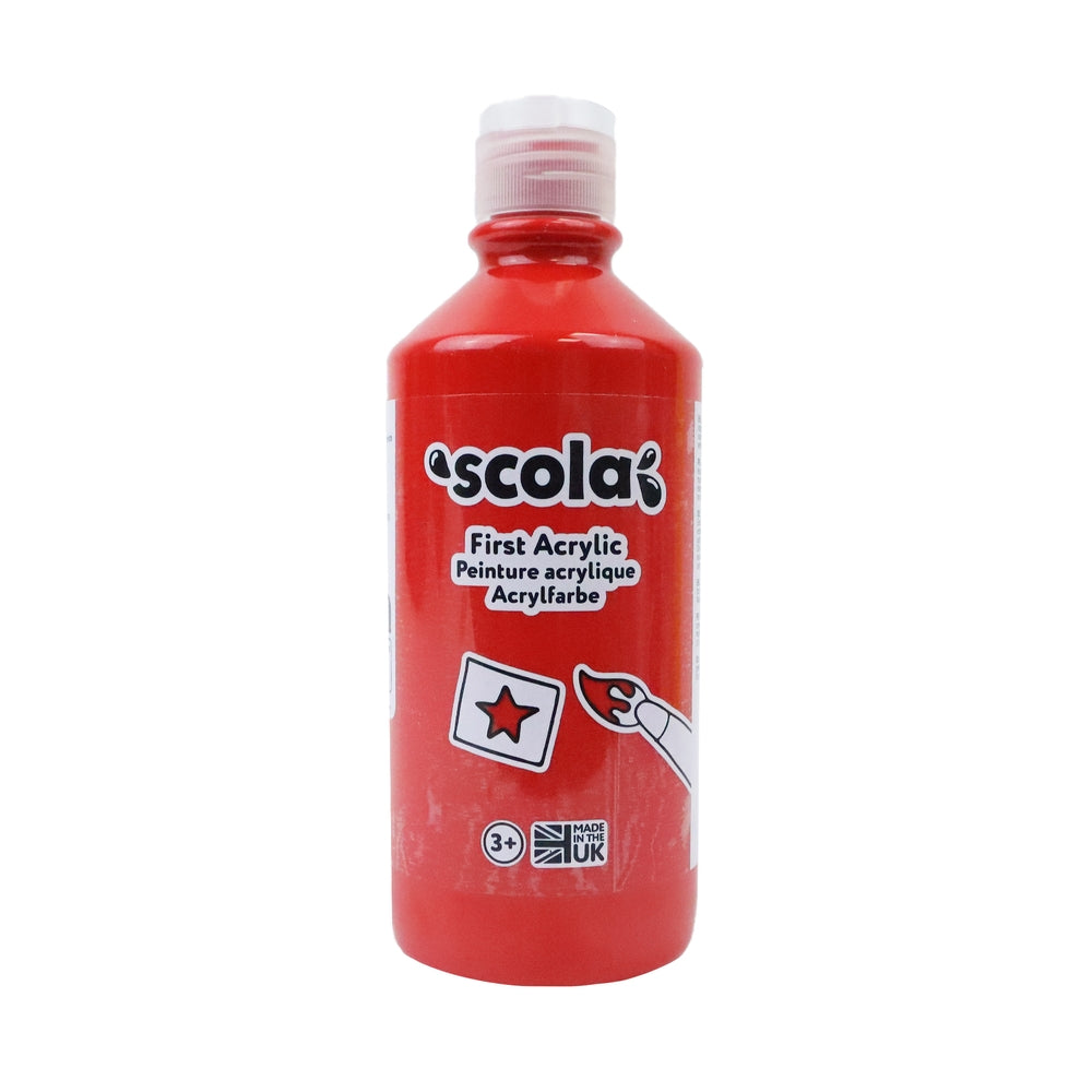 Peinture acrylique 500 ml - Rouge glacé