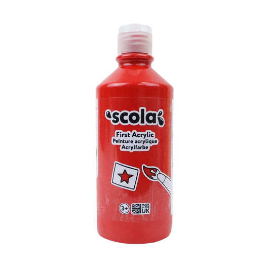 Peinture acrylique 500 ml - Rouge glacé