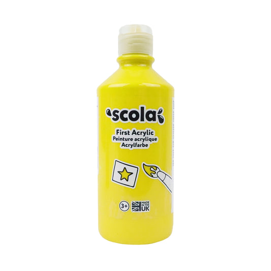 Peinture acrylique 500 ml - Jaune chaud
