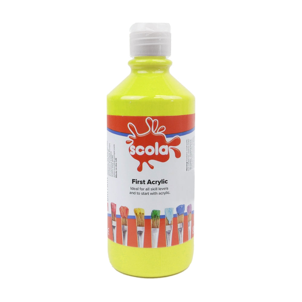 Peinture acrylique 500 ml - Jaune glacé