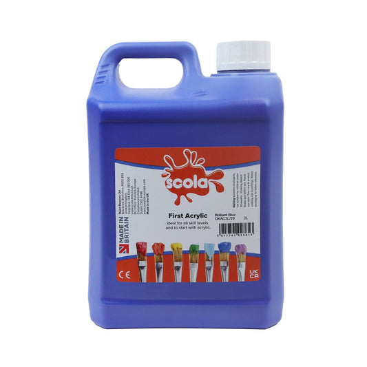 Peinture acrylique 2 litres - Bleu