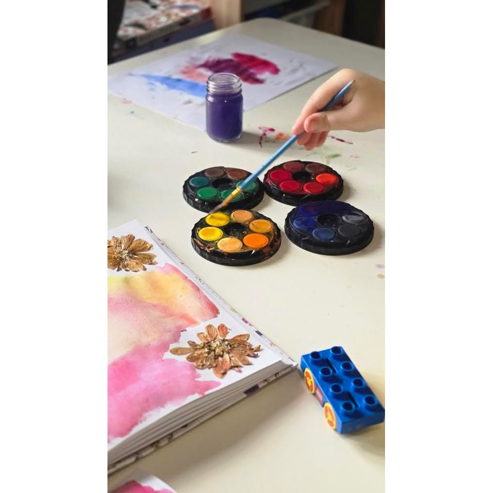 Palette de gouache 24 couleurs assorties