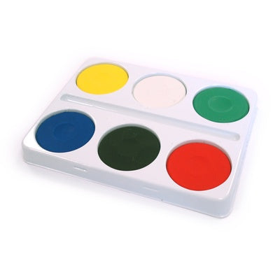 Palette de 6 pastilles de gouache