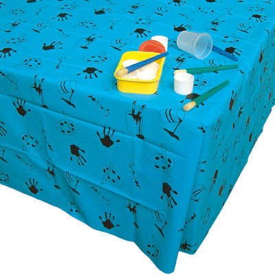 Nappe de protection imprimée - bleu