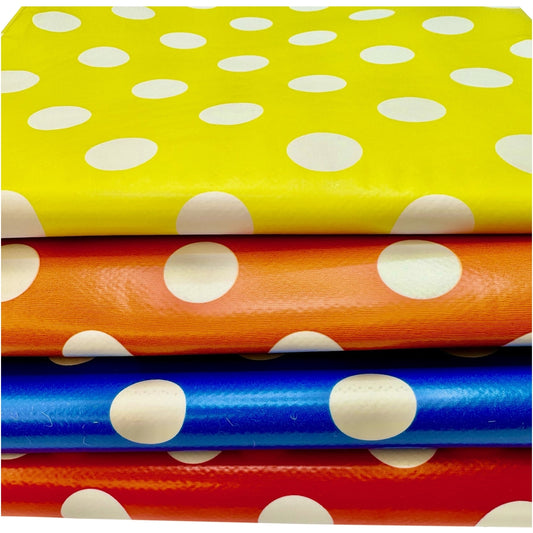 Nappes de protection à pois 140 x 170 cm (lot/4)