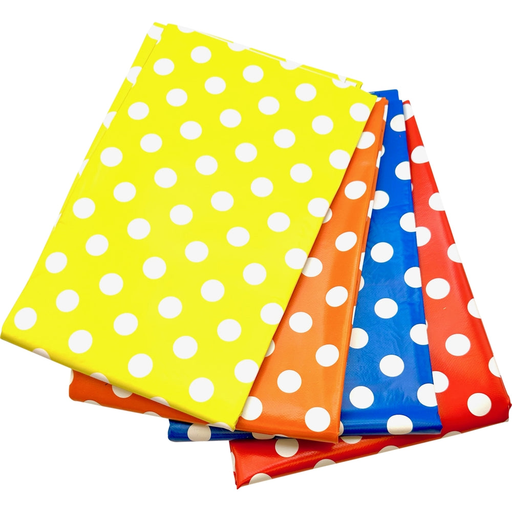 Nappes de protection à pois 140 x 170 cm (lot/4)