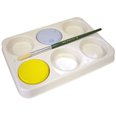 Palette à peinture à 6 godets