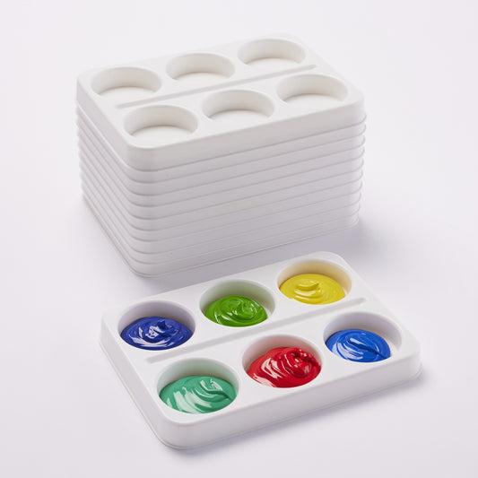 Palette à peinture à 6 godets