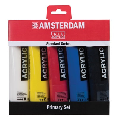 Peinture acrylique Amsterdam (lot/5)