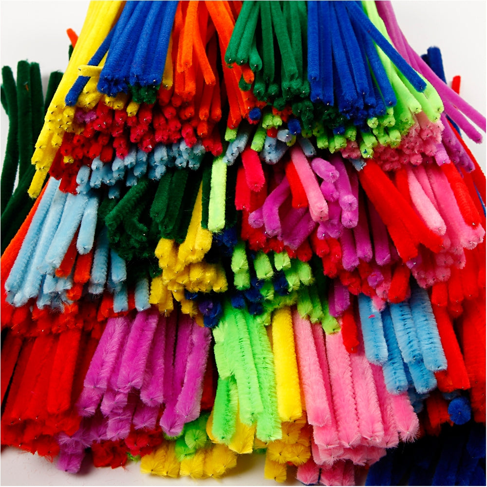 Boîte de chenilles colorées (lot/700)