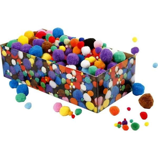 Assortiment de pompons 200 g