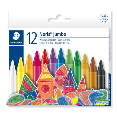 Crayons gras Jumbo Staedtler Noris (lot/12)