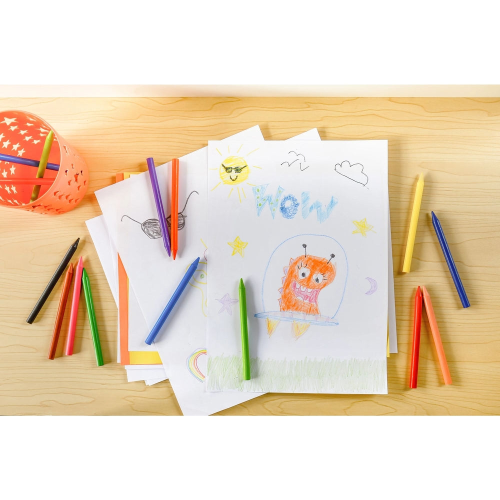 Crayons gras BIC Plastidecor (lot/24) - couleurs assorties
