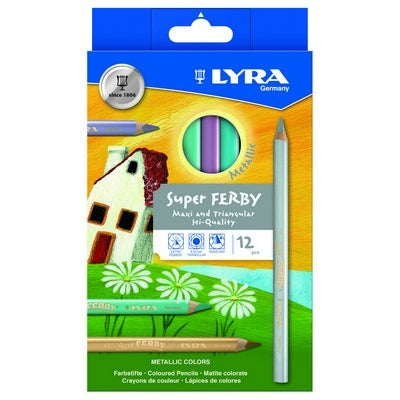 Crayons métalliques Lyra Ferby (lot/12)