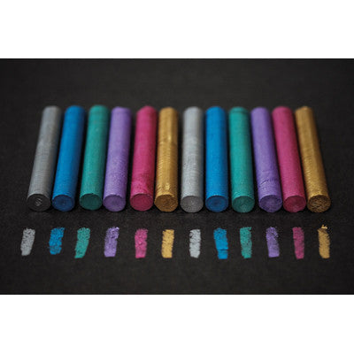Pastels à l'huile métalliques Jumbo - boîte de 12