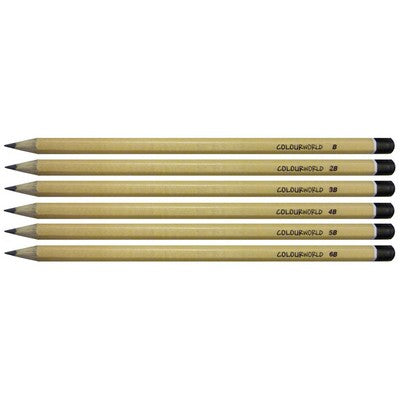Crayons à dessin gris (lot/6)