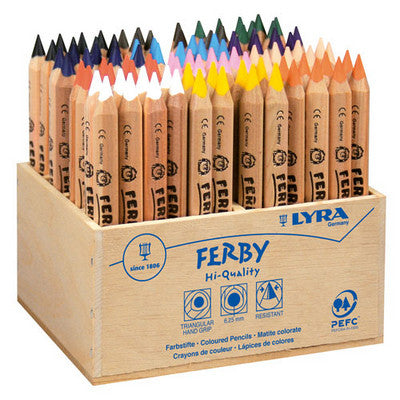 Crayons de couleur Lyra Ferby Nature (lot/96)