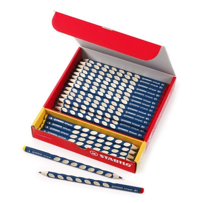 Crayons graphite ergonomiques HB STABILO EASYgraph (lot/48)