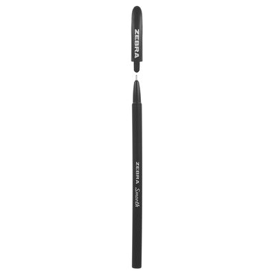 Stylos bille imprimés animaux zébrés (lot/10) - noir