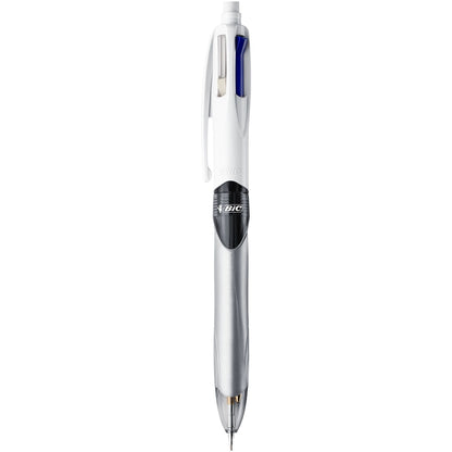 Stylos à bille 4 couleurs BIC avec crayon HB (lot/12)
