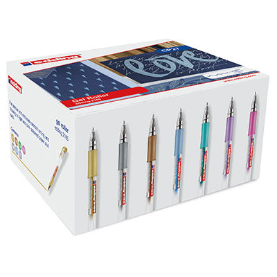 Stylos bille gel métalliques Edding 2185 (lot/70)