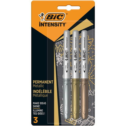 Feutres métalliques BIC Intensity (lot/3)