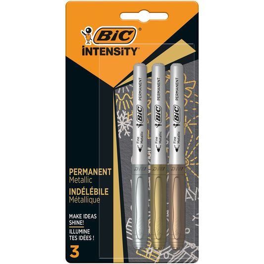 Feutres métalliques BIC Intensity (lot/3)
