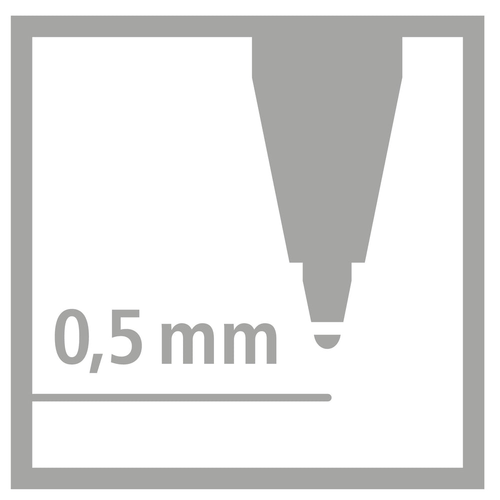 Stylo STABILO EASYoriginal bleu - pour gauchers