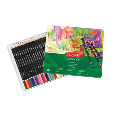 Crayons de couleur Derwent Academy - Boîte de 24