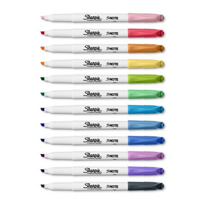 Surligneurs créatifs Sharpie S Note (lot/12)