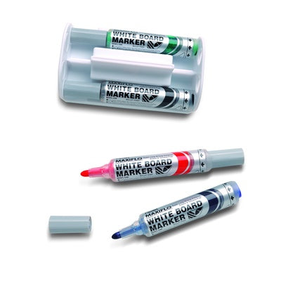 Marqueurs effaçables à sec Pentel Maxiflo avec effaceur magnétique