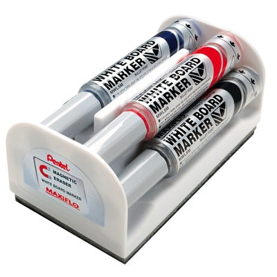 Marqueurs effaçables à sec Pentel Maxiflo avec effaceur magnétique