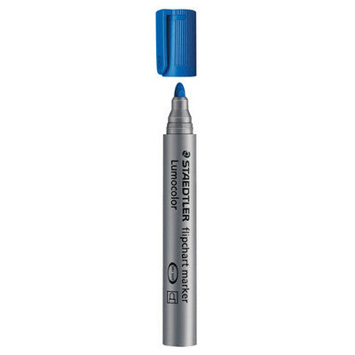 Marqueurs permanents Staedtler Lumocolour (lot/6) - couleurs assorties