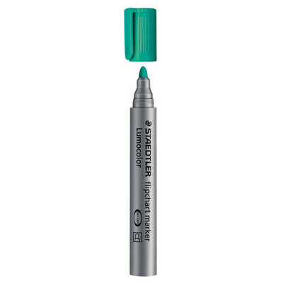 Marqueurs permanents Staedtler Lumocolour (lot/6) - couleurs assorties