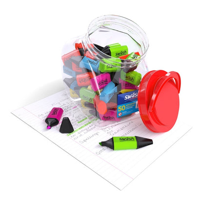 Mini surligneurs Swash (lot/50)