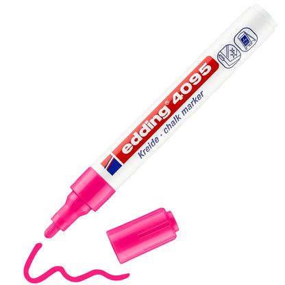 Marqueurs craie Edding couleurs fluorescentes (lot/5)