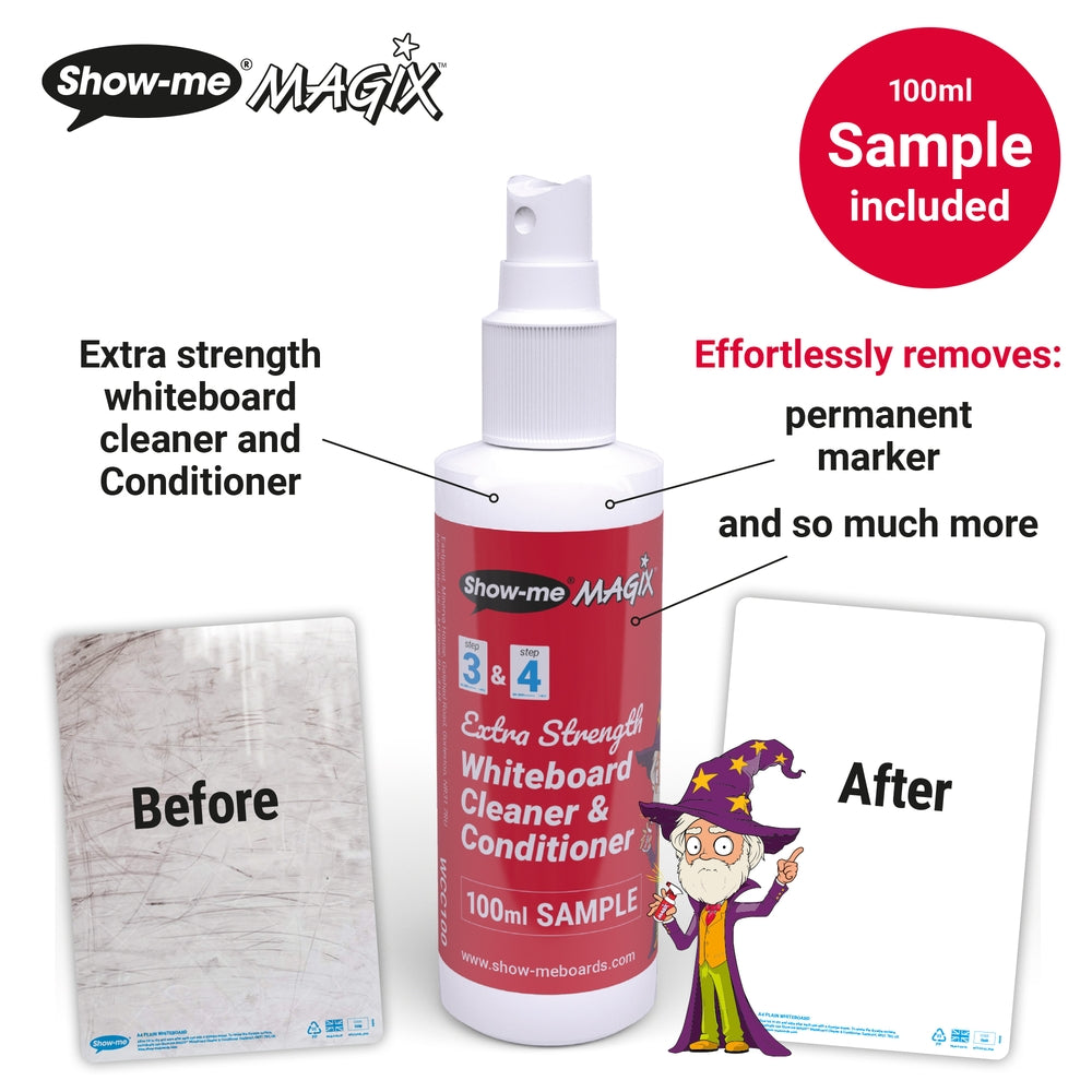 Ardoises lisses A4 Show-me, boîte de 100