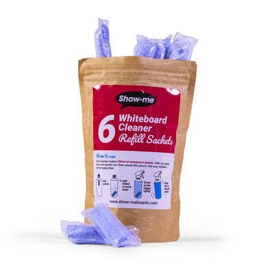 Sachet de 6 recharges pour nettoyant rechargeable Show-me