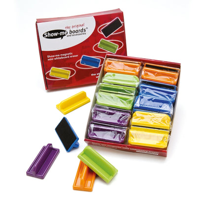 Mini effaceurs magnétiques pour ardoises Show-me (lot/20)